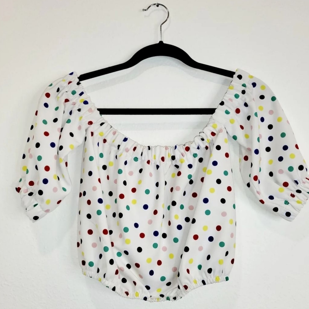 Polka dot top